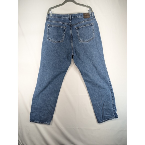 Calvin Klein Jeans Easy Straight Leg Stone Wash Denim Pants Size 14 - Picture 2 of 10